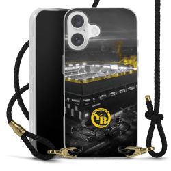 Carry Case Transparent Leather black/gold