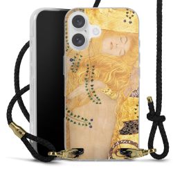 Carry Case Transparent Leather black/gold