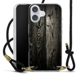 Carry Case Transparent Leather black/gold