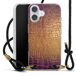 Carry Case Transparent Leather black/gold