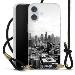 Carry Case Transparent Leather black/gold