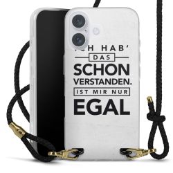 Carry Case Transparent Leder schwarz/gold