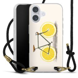 Carry Case Transparent Leather black/gold