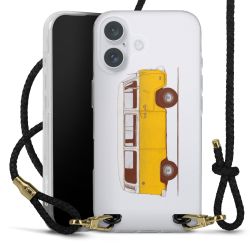 Carry Case Transparent Leather black/gold