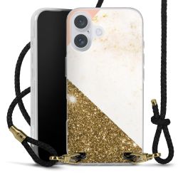 Carry Case Transparent Leather black/gold