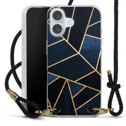 Carry Case Transparent Leather black/gold