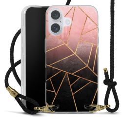 Carry Case Transparent Leather black/gold