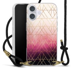 Carry Case Transparent Leather black/gold