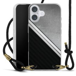 Carry Case Transparent Leather black/gold