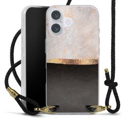 Carry Case Transparent Leather black/gold