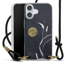 Carry Case Transparent Leather black/gold