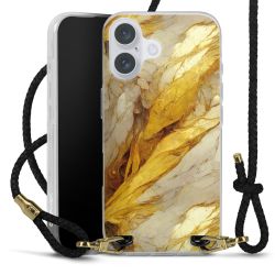 Carry Case Transparent Leather black/gold