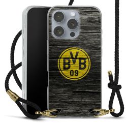 Carry Case Transparent Leather black/gold