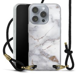 Carry Case Transparent Leather black/gold