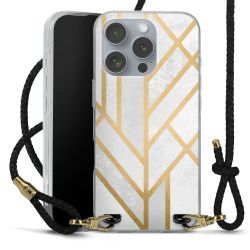 Carry Case Transparent Leather black/gold