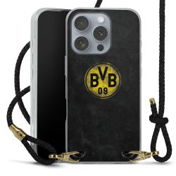 Carry Case Transparent Leather black/gold