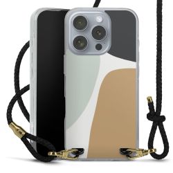 Carry Case Transparent Leather black/gold