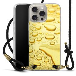 Carry Case Transparent Leather black/gold