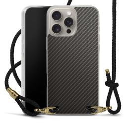 Carry Case Transparent Leather black/gold