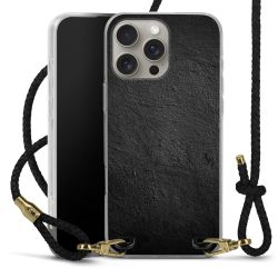 Carry Case Transparent Leather black/gold