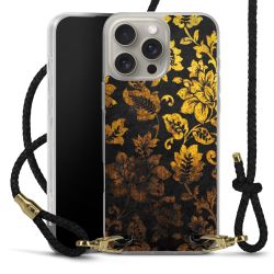 Carry Case Transparent Leather black/gold