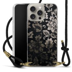 Carry Case Transparent Leather black/gold