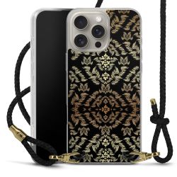 Carry Case Transparent Leather black/gold