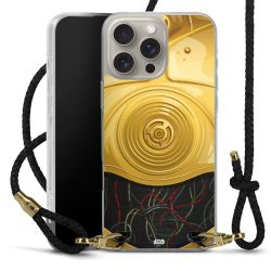 Carry Case Transparent Leather black/gold