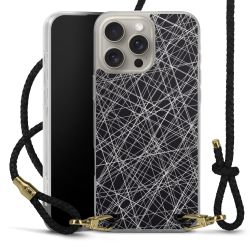 Carry Case Transparent Leather black/gold