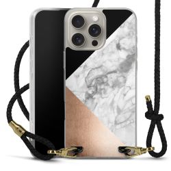 Carry Case Transparent Leather black/gold