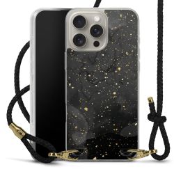 Carry Case Transparent Leather black/gold