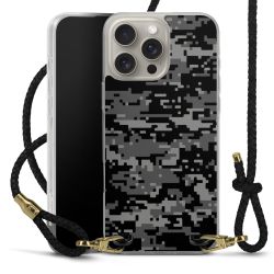 Carry Case Transparent Leather black/gold