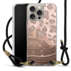 Carry Case Transparent Leather black/gold