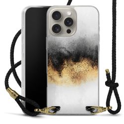 Carry Case Transparent Leather black/gold