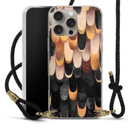 Carry Case Transparent Leather black/gold