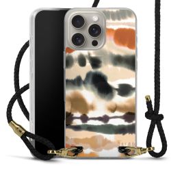 Carry Case Transparent Leather black/gold