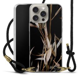 Carry Case Transparent Leather black/gold