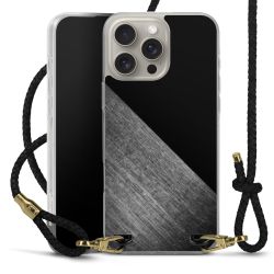 Carry Case Transparent Leather black/gold