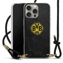 Carry Case Transparent Leather black/gold