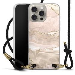 Carry Case Transparent Leather black/gold