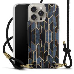 Carry Case Transparent Leather black/gold