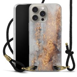 Carry Case Transparent Leather black/gold