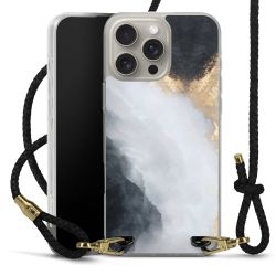 Carry Case Transparent Leather black/gold