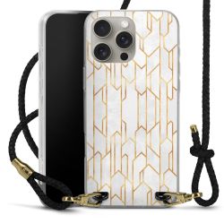 Carry Case Transparent Leather black/gold