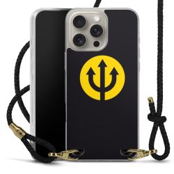 Carry Case Transparent Leather black/gold