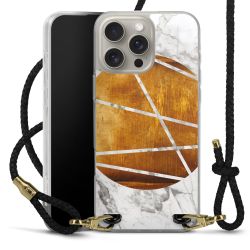 Carry Case Transparent Leather black/gold