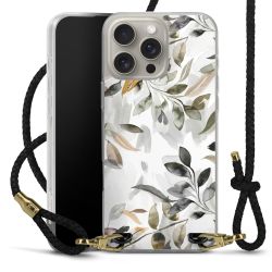 Carry Case Transparent Leather black/gold