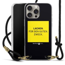 Carry Case Transparent Leder schwarz/gold