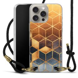 Carry Case Transparent Leather black/gold