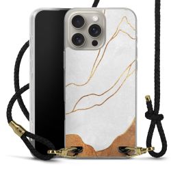 Carry Case Transparent Leather black/gold